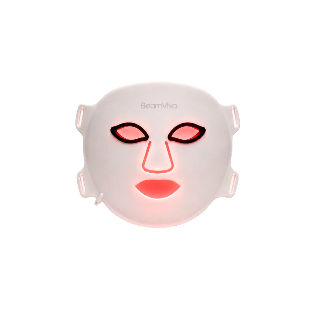  BeamViva LED face mask with red 630nm light therapy, FDA-cleared for the treatment of wrinkles
