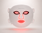 BeamViva LED face mask with red 630nm light therapy, FDA-cleared for the treatment of wrinkles